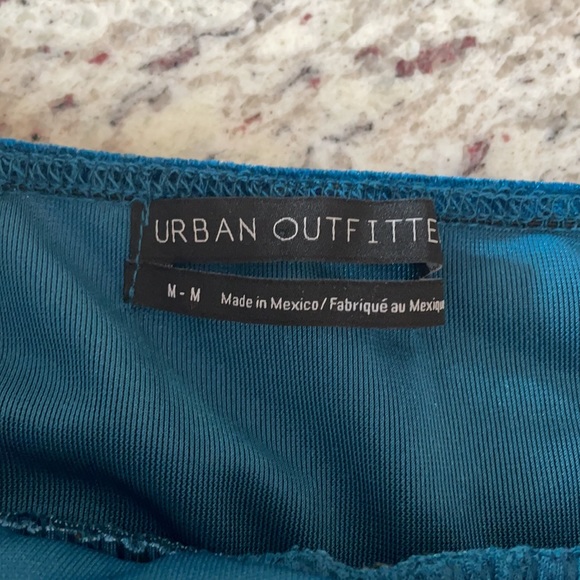 🌈Urban Outfitters🌈 turquoise velvet crop top - Picture 5 of 5